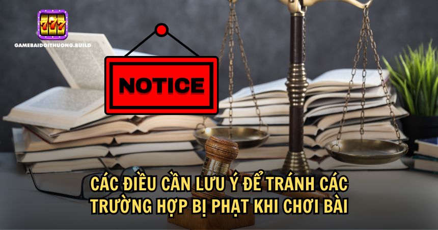 Cần lưu ý gì để không bị phạt khi chơi bài