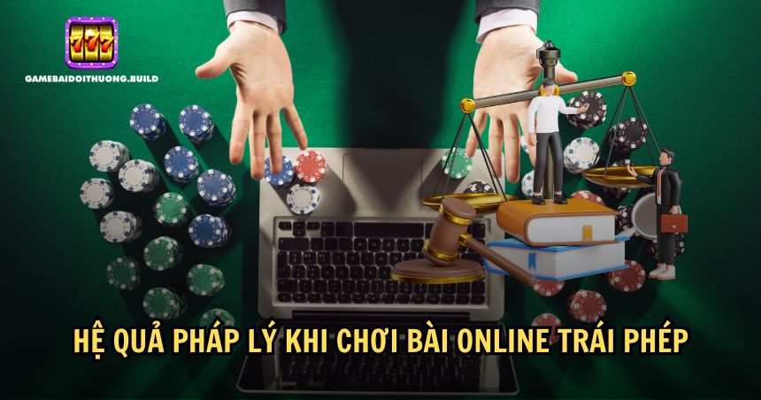 Những hệ quả pháp lý khác khi chơi bài online trái phép