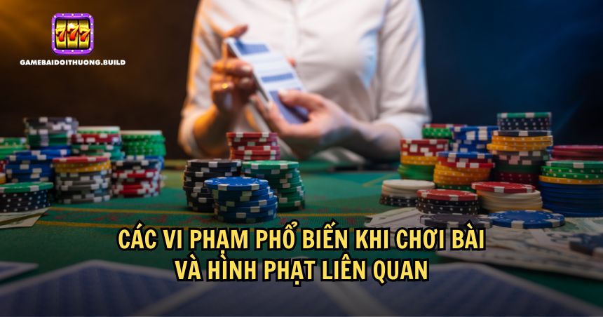 Người chơi có thể gặp phải các trường hợp bị phạt khi chơi bài